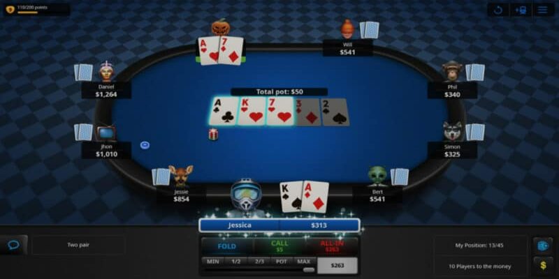 doi net ve poker online cho tan binh